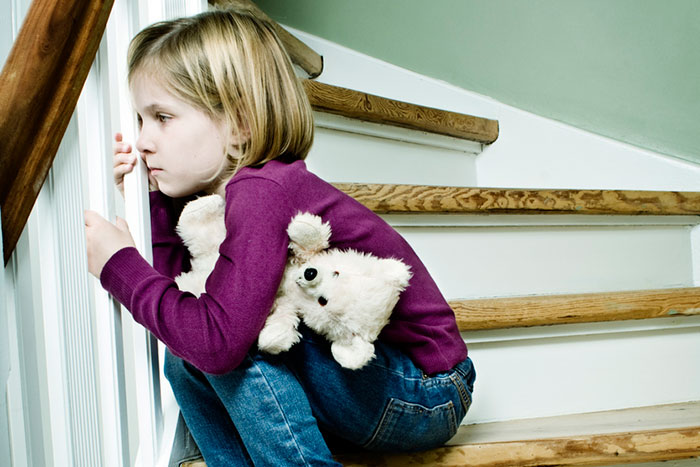 child with anxiety/low mood